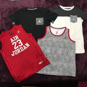 Jordan’s Boys Large shirt & jersey bundle